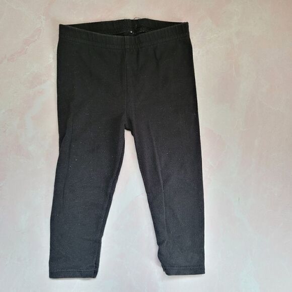 $1 add on 18 month Black leggings bottoms basic - Picture 1 of 2